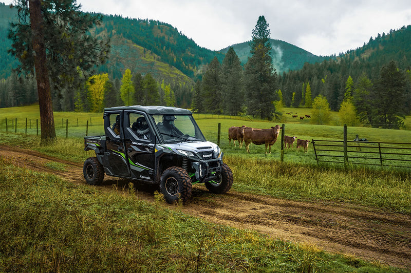 2025 Kawasaki Ridge® XR Crew HVAC 1000 | Metallic Graystone