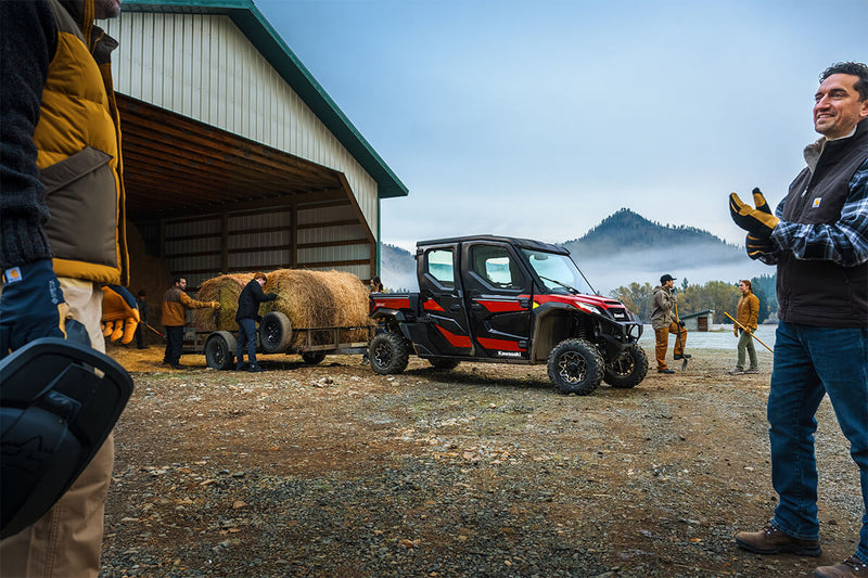 2025 Kawasaki Ridge® Crew HVAC 1000 | Candy Red