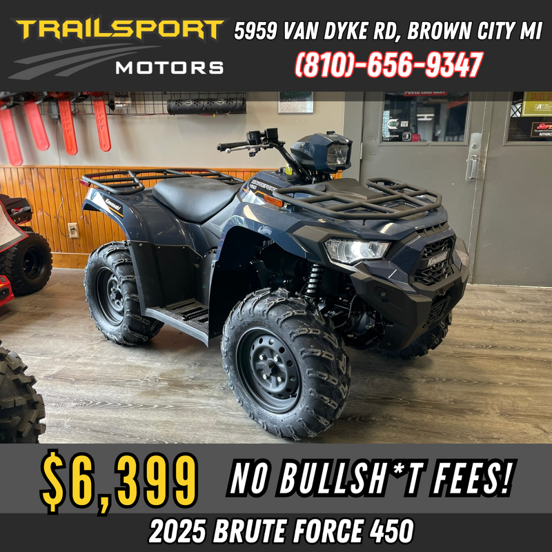 2025 Kawasaki Brute Force 450 Grayish Blue