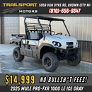 2025 Kawasaki MULE Pro FXR EPS 1000 LE Ice Gray