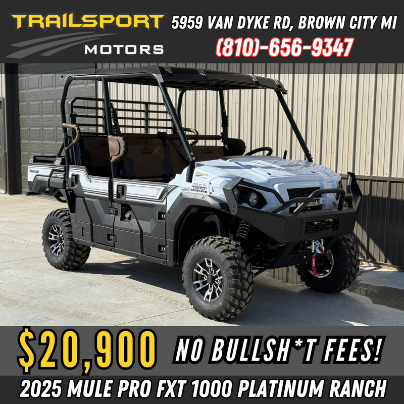 2025 Kawasaki MULE Pro FXT EPS 1000 Platinum Ranch Edition