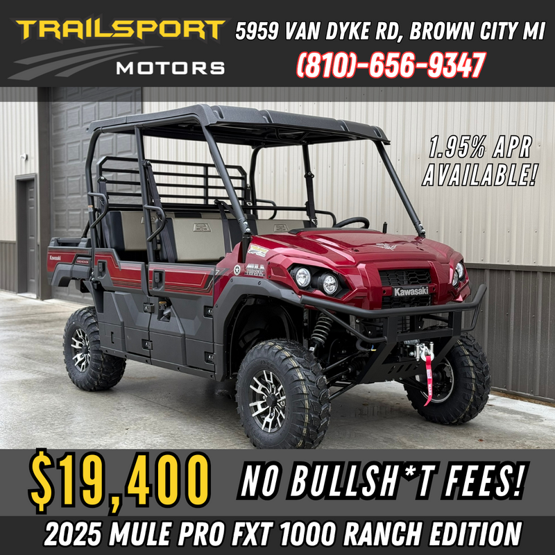 2025 Kawasaki MULE Pro FXT EPS 1000 Ranch Edition