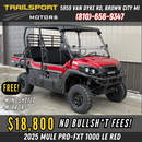 2025 Kawasaki MULE Pro FXT EPS 1000 LE Candy Red