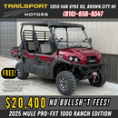 2025 Kawasaki MULE Pro FXT EPS 1000 Ranch Edition