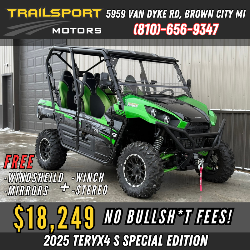 2025 Kawasaki Teryx4 S 800 Special Edition