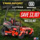 *CLEARANCE* Gravely Pro Turn 372 Kawasaki FX921V 31hp