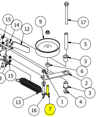 Door Hinge Screw 418-0012-00