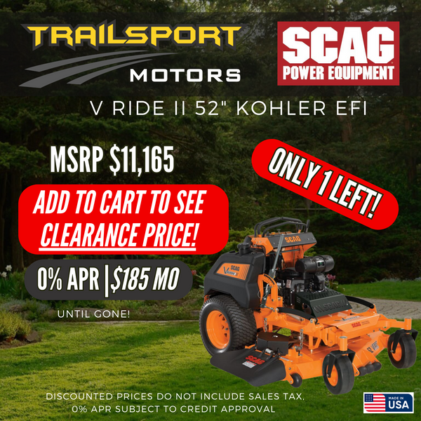 Trailsport Motors CLEARANCE SCAG V Ride II 52