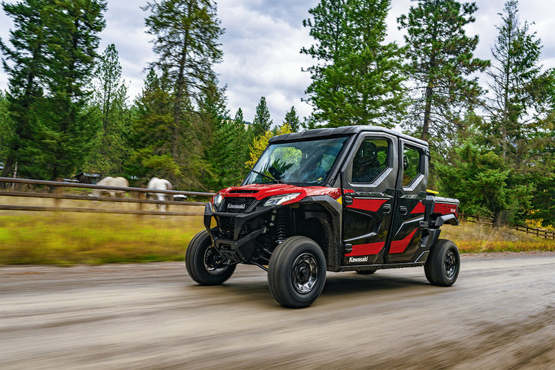 2025 Kawasaki Ridge® Crew HVAC 1000 | Candy Red