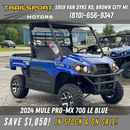 2025 Kawasaki MULE Pro-MX EPS LE 700 Deep Blue