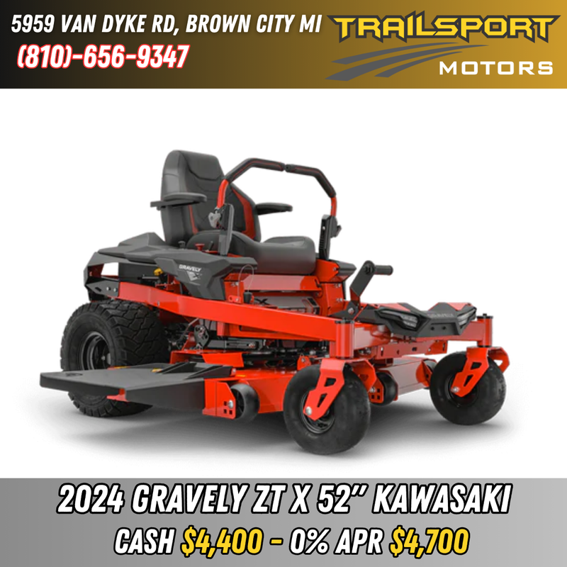 Gravely ZT X 52- 23hp Kawasaki FR691V