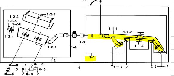 TGB 1000cc Header Pipe 911282 | L1009000084 - Intimidator UTV Central